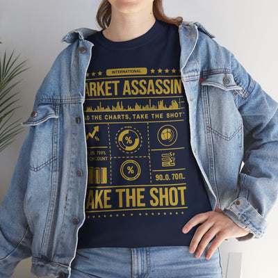 Market Assassin™ Unisex Heavy Cotton Tee – Navy