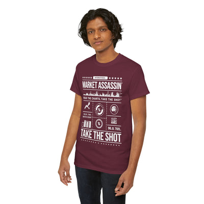 Market Assassin™ Unisex Heavy Cotton Tee – Maroon