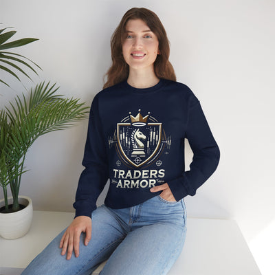 Traders Armor™ Unisex Heavy Blend Crewneck Sweatshirt - Navy