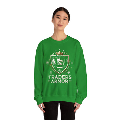 Traders Armor™ Unisex Heavy Blend Crewneck Sweatshirt - Irish Green