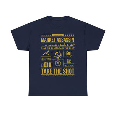 Market Assassin™ Unisex Heavy Cotton Tee – Navy