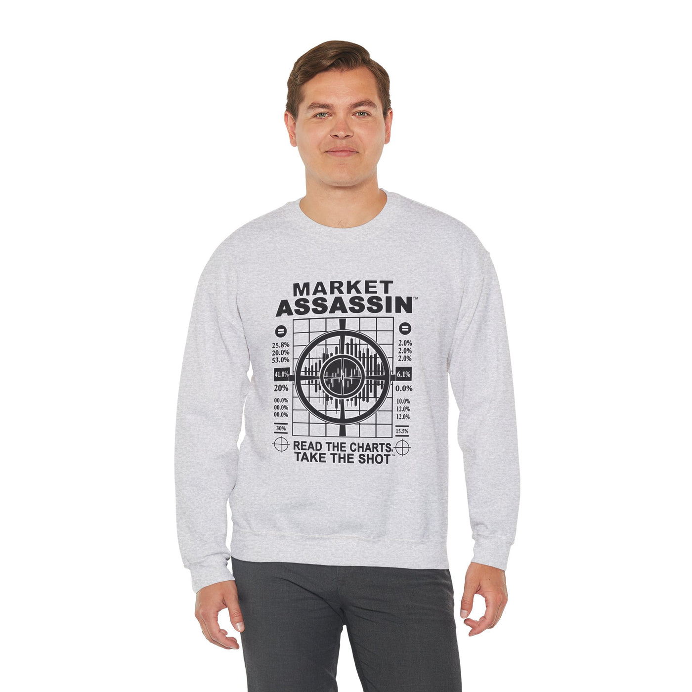 Market Assassin™ Unisex Lightweight Hoodie – Grey