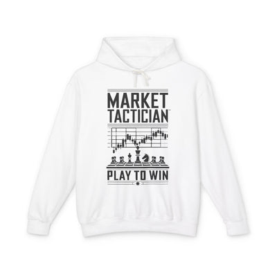 Market Tactician™ Lightweight Unisex Hoodie – White