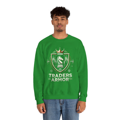 Traders Armor™ Unisex Heavy Blend Crewneck Sweatshirt - Irish Green