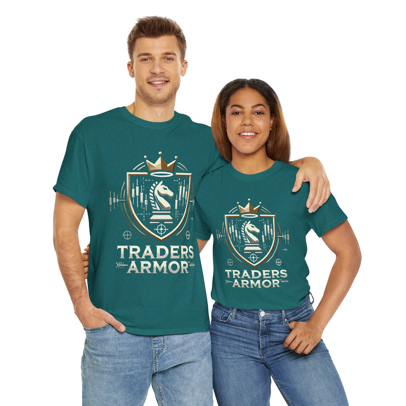 Traders Armor™ Unisex Heavy Cotton Tee –  Blue