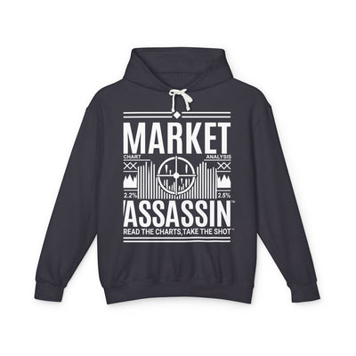 Market Assassin™ Unisex Lightweight Hoodie – Black