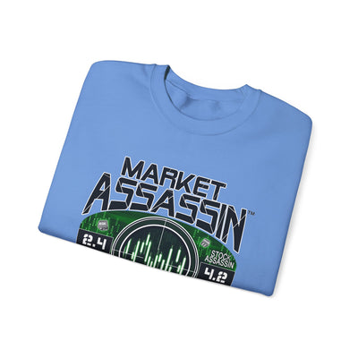 Market Assassin™ Heavy Blend Unisex Crewneck Sweatshirt – Carolina Blue