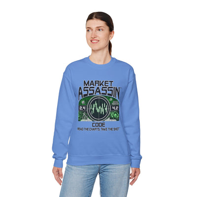 Market Assassin™ Heavy Blend Unisex Crewneck Sweatshirt – Carolina Blue