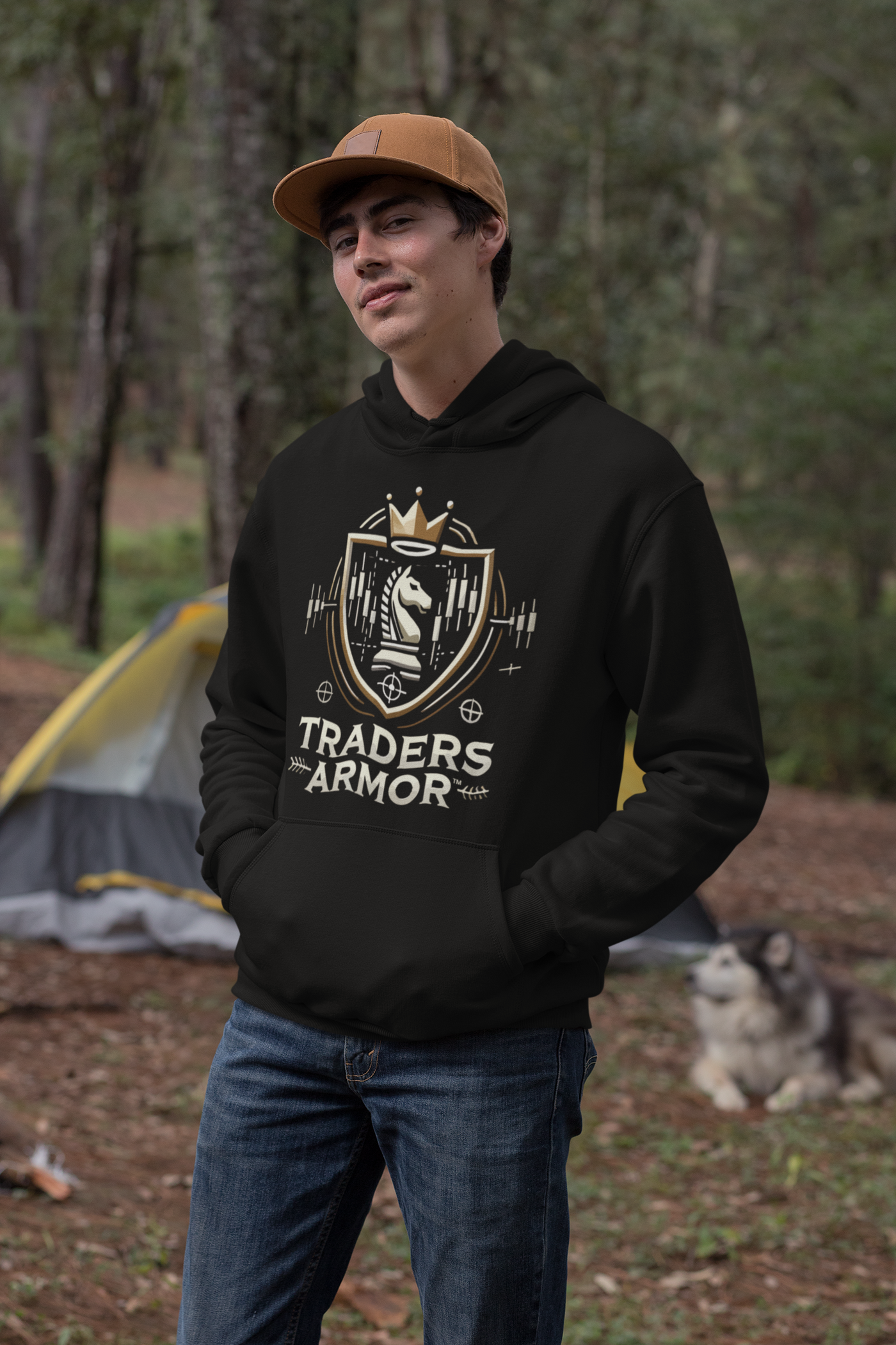 Traders Armor™ Unisex Heavy Blend Crewneck Sweatshirt - Black