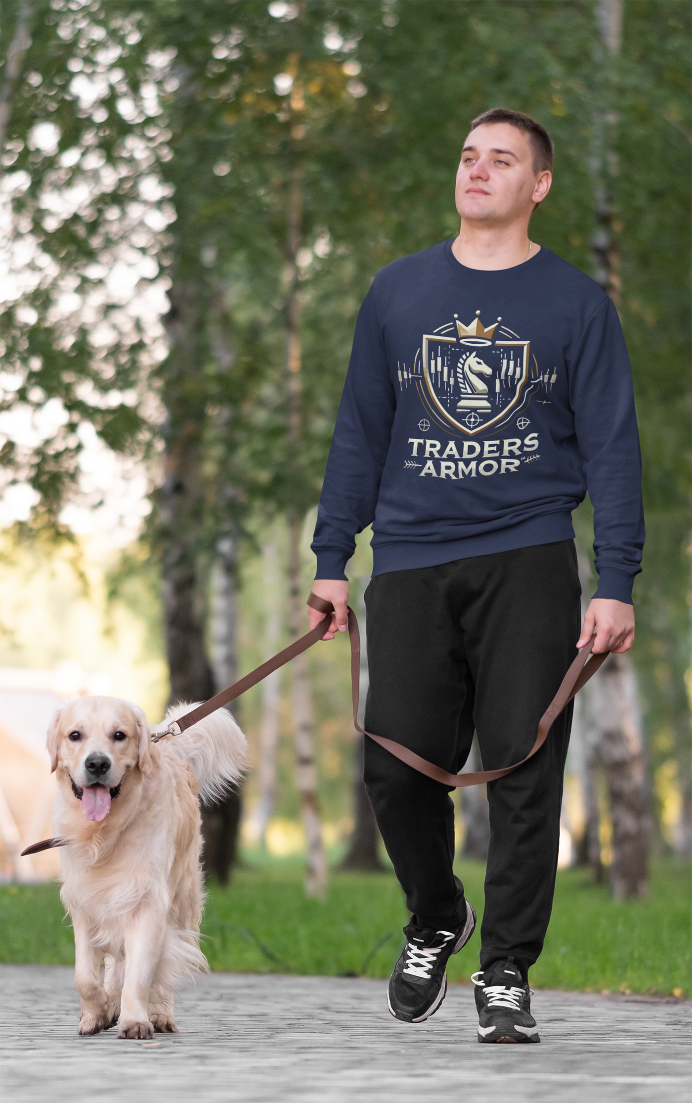 Traders Armor™ Unisex Heavy Blend Crewneck Sweatshirt - Navy