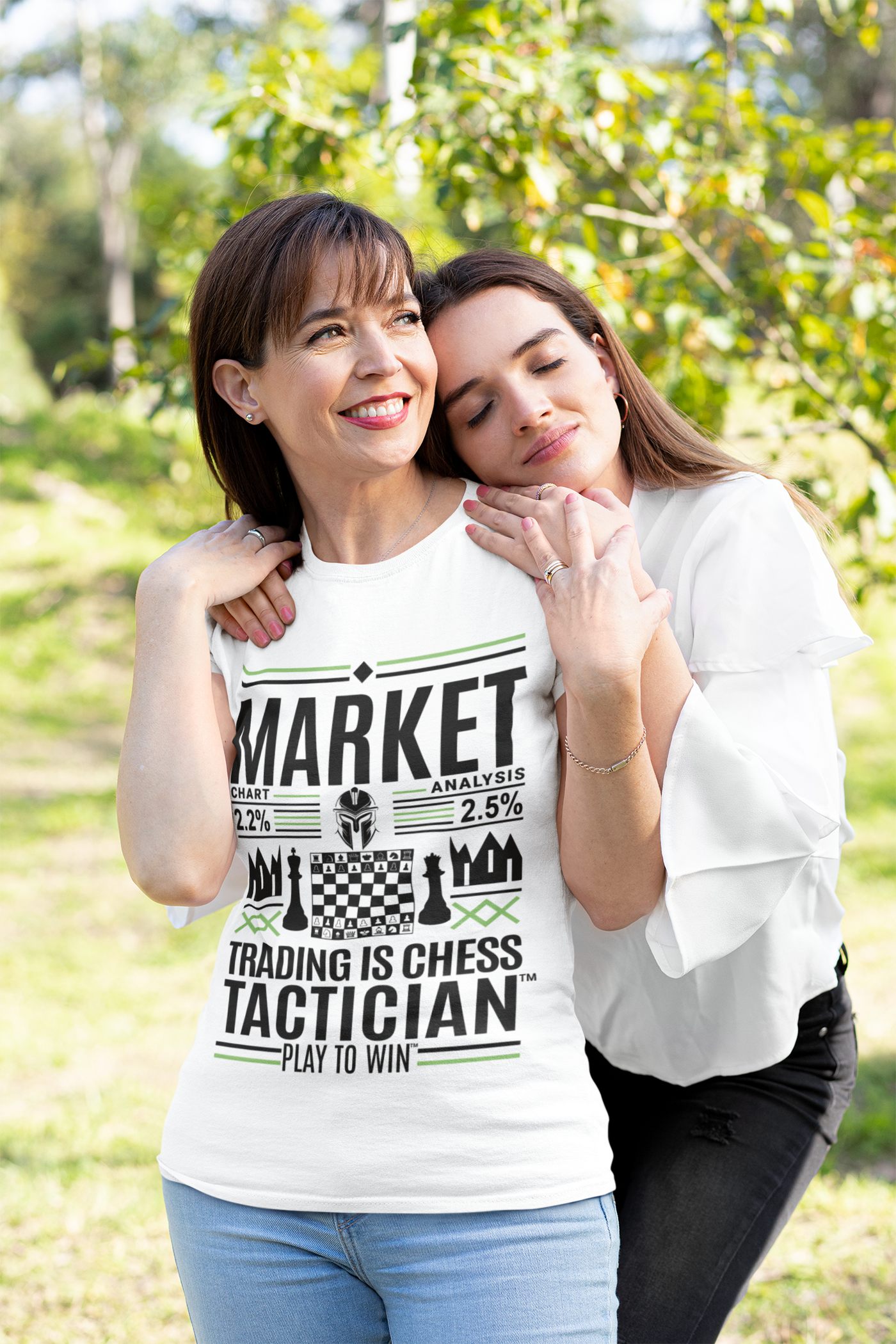 Market Tactician™ Unisex Heavy Cotton Tee – White