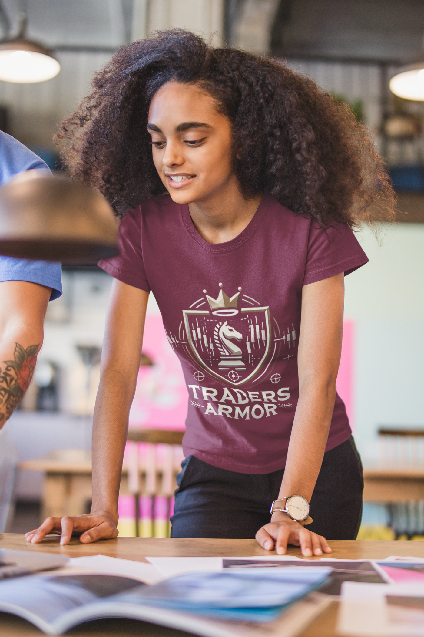 Traders Armor™ Unisex Heavy Cotton Tee – Maroon